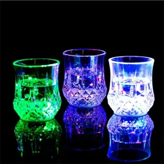 Automatic Water Flashing LED Light Sparkling Water Cups